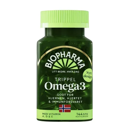 Trippel Omega 3 - Biopharma - 144 kapsúl