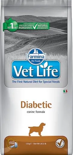 Farmina Vet Life dog diabetic granule pre psy 12 kg