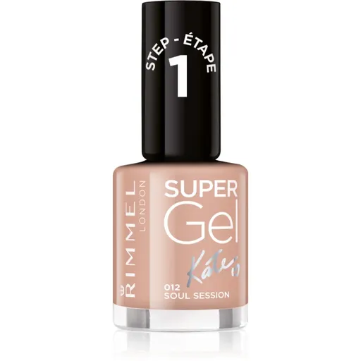 Rimmel Super Gel By Kate gélový lak na nechty bez použitia UV/LED lampy odtieň 012 Soul Session 12 ml
