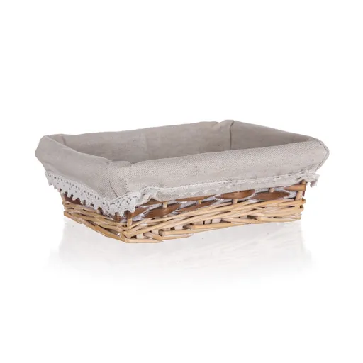 Home Decor Prútený košík Duo, 21 x 16 x 6,5 cm, 21 x 16 x 6,5 cm