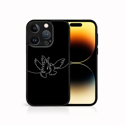 MY ART Ochranný kryt pre Apple iPhone 15 Pro WHITE DOVE (195)