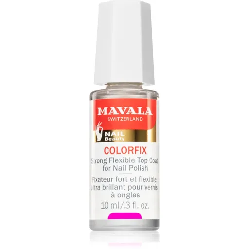 Mavala Nail Beauty Colorfix vrchný lak na nechty pre dokonalú ochranu a intenzívny lesk 10 ml
