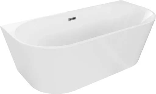 MEXEN - OVAL voľne stojaca vaňa 180x80, biela bez krytky prepadu a zátky 52671808000-SS