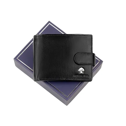 Pánska kožená peňaženka s priehradkami na doklady a mince Luxury 7870 RFID