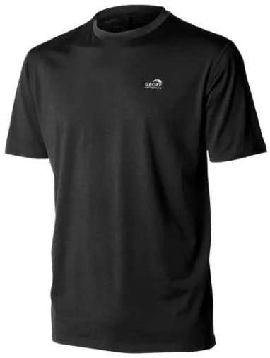 Geoff anderson soft thermo tričko wizwool 165 čierne - xxl