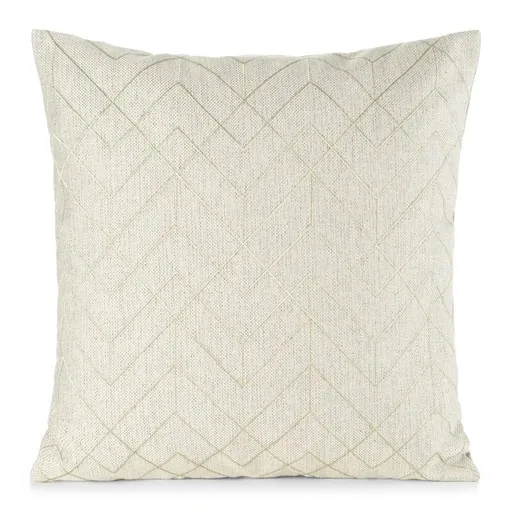 ArtFir Obliečka na vankúš MILA 01 | prírodná/zlatá 45 x 45 cm