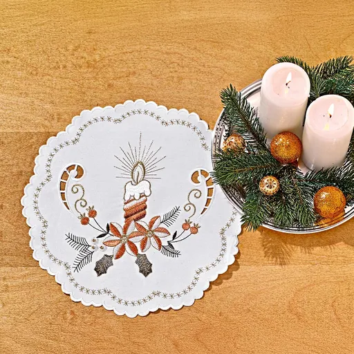 Vánoční prostírání Svíčka