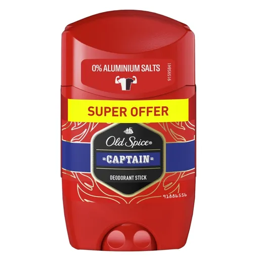 OLD SPICE Tuhý dezodorant Captain 2 x 50 ml