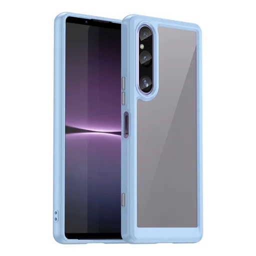 CRYSTAL Ochranný kryt pre Sony Xperia 1 V modrý