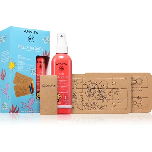 Apivita Bee Sun Safe Kids Gift Set darčeková sada na opaľovanie SPF 50