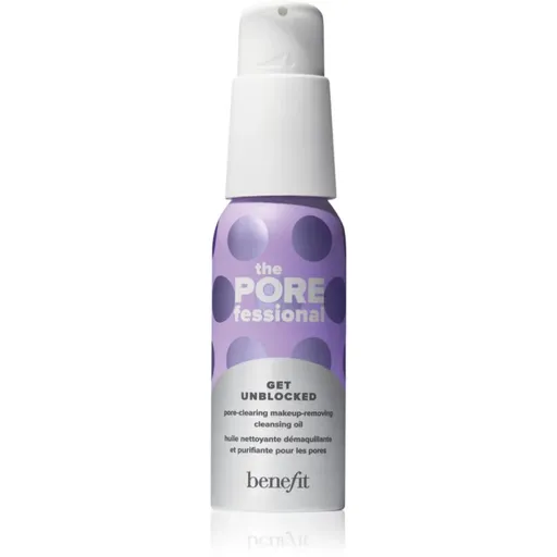 Benefit The POREfessional Get Unblocked Mini čistiaci a odličovací olej pre vyhladenie pleti a minimalizáciu pórov 45 ml
