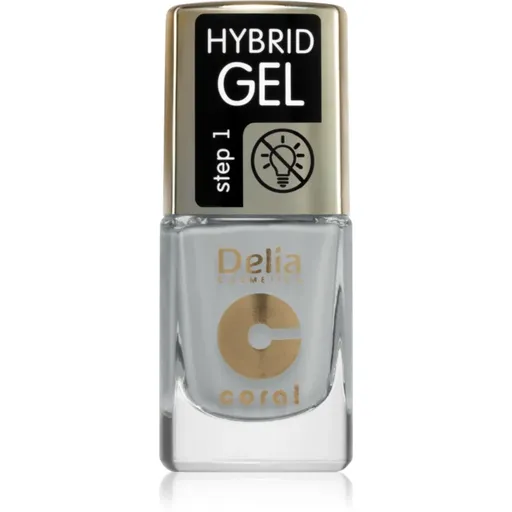 Delia Cosmetics Coral Nail Enamel Hybrid Gel gélový lak na nechty odtieň 139 11 ml