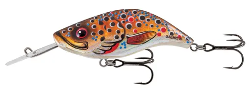 Salmo wobler sparky shad floating brown holographic trout 4 cm