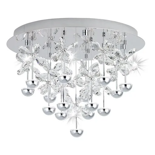 LED stropné osvetlenie Eglo PIANOPOLI chróm 39245