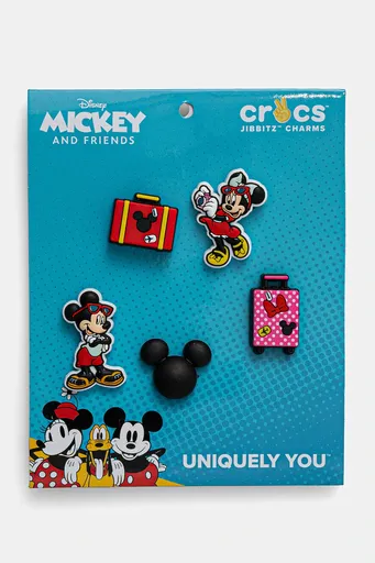 Detské odznaky na topánky Crocs Mickey Vacation 5 Pack 5-pak