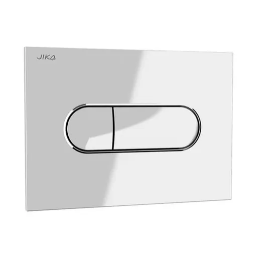 Ovládacie tlačidlo Jika plast v chrómovom prevedení lesk H9966160040001
