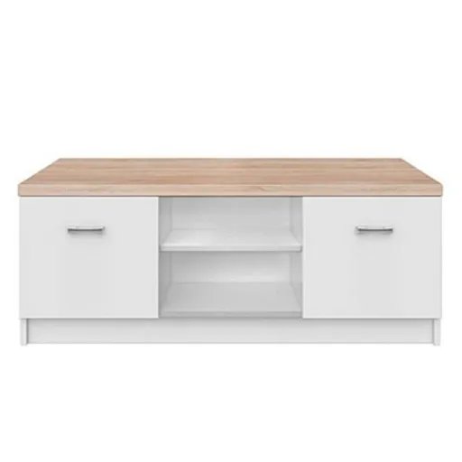 Televízny stolík TOPTY 2D typ 15, biela