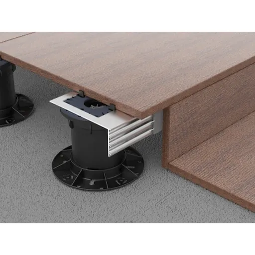 Progress Profile Prosupport profile N soklová hliníková lišta , 155/60/2700 mm, k terčom pod 2 cm dlažbu, PSPRP15560AL