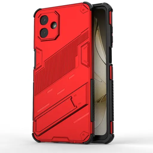 BIB Ochranný obal so stojanom pre Samsung Galaxy A07 červený