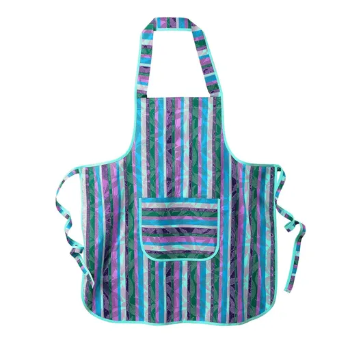 Pruhovaná zástera s trakmi