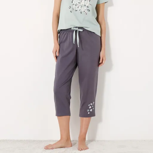 Pyžamové 3/4 nohavice so potlačou Beautiful