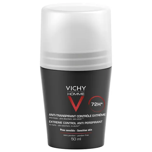 Vichy Homme Deodorant antiperspirant roll-on proti nadmernému poteniu 72h 50 ml