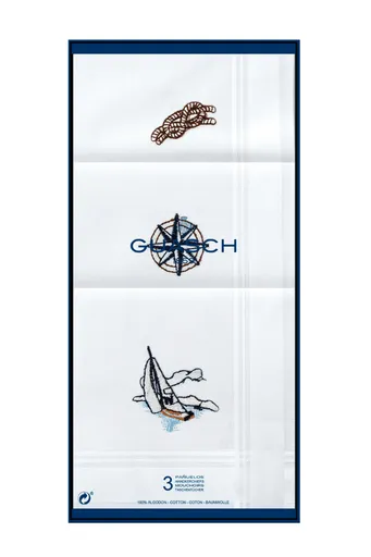 Bavlnené pánske vreckovky GOLF, 3 ks