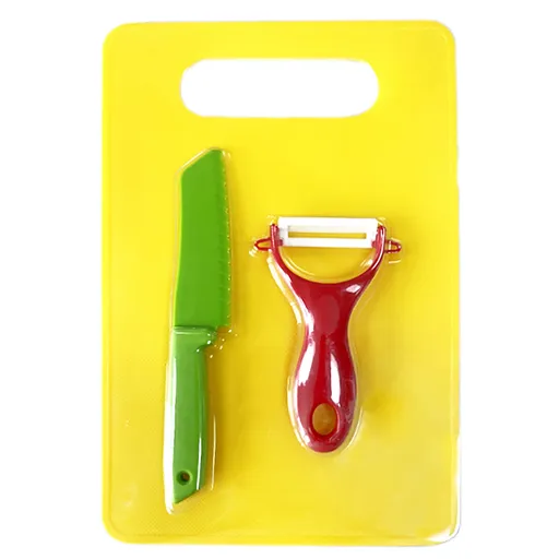 TORO DETSKÁ KUCHYNSKÁ SÚPRAVA 3KS DOSKA NA KRÁJANIE, NÔŽ, ŠKRABKA