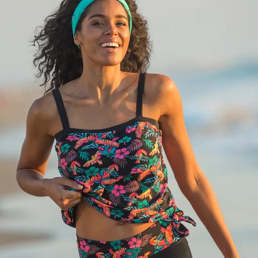 Plavkový tankiny top Nela s integrovanou podprsenkou