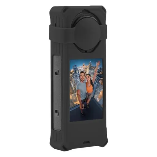 PULUZ Silikónový obal pre akčnú kameru Insta360 X5 čierny