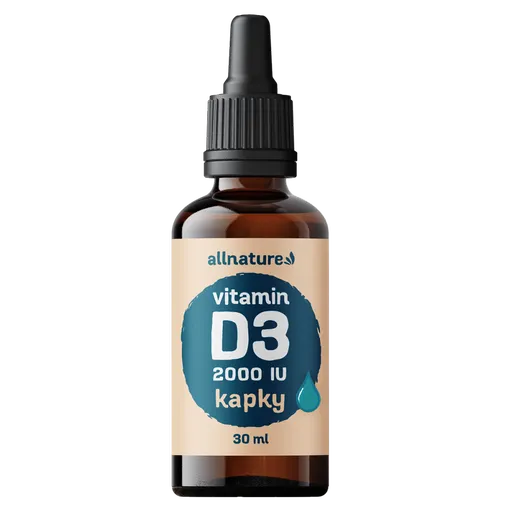 ALLNATURE Vitamin D3 forte 2000IU kvapky 30 ml