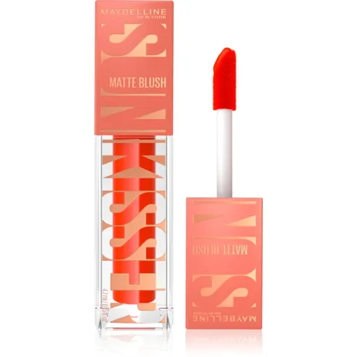 MAYBELLINE NEW YORK Sunkisser Matte tekutá lícenka s matným efektom odtieň 35 Spritzy Orange 4.7 ml