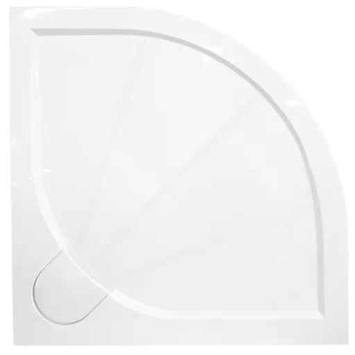 Sprchová vanička štvrťkruhová SAT 80x80 cm liaty mramor SIKOLIMCC80S