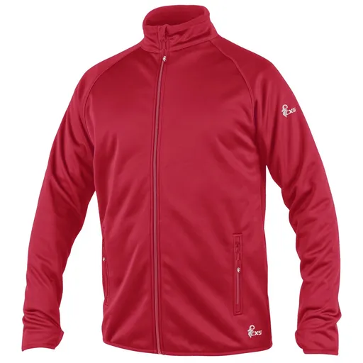 Canis (CXS) Pánska mikina na zips TORONTO - Červená | 3XL