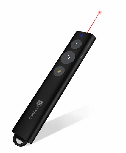 CONNECT IT LaserPoint laserové ukazovátko rechargeable ČIERNE