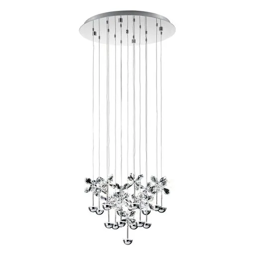 LED závesné osvetlenie Eglo PIANOPOLI chróm 93662