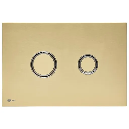 Ovládacie tlačidlo SAT kov zlatá mat SATATBG