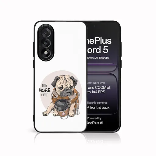 MY ART Ochranný kryt pre OnePlus Nord 5 5G MORE COFFEE (184)