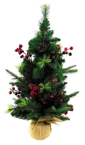 MAKRO - Stromček vianočný 64cm, zaťažený