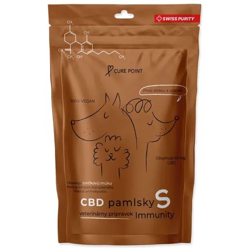 Curepoint CBD pamlsky Immunity S 100 g