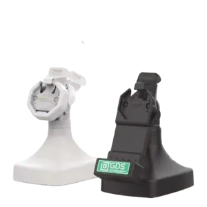 RAM Mounts GDS Uni-Conn Stand Docking Station - Rotatable & Tiltable - USB-C & Dual USB-A Connector - Rear Pogo Pads - Light Gray