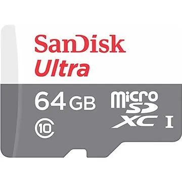 SanDisk microSDXC Ultra Lite 64 GB + SD adaptér (SDSQUNR-064G-GN3MA)