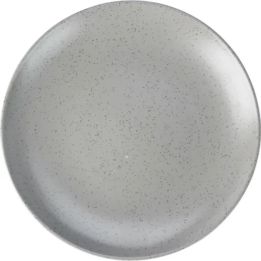 Kameninový plytký tanier Stone, pr. 27 cm, sivá