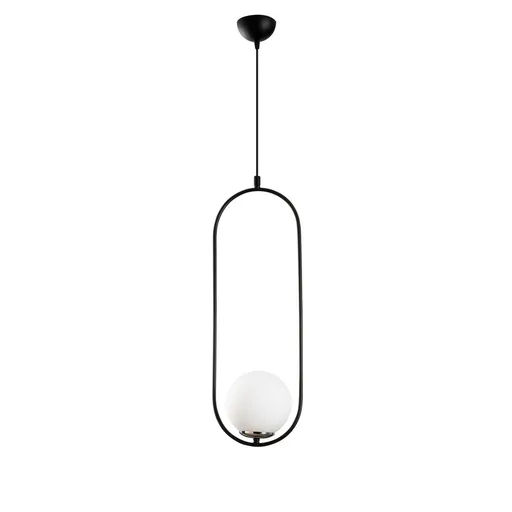 Závesný luster Mudoni - MR - 837, čierna-biela