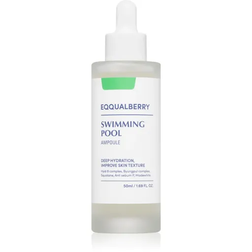EQQUALBERRY Swimming Pool Ampoule intenzívne hydratačné sérum s upokojujúcim účinkom 50 ml