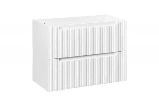Comad Nova White skrinka 80x39x57 cm závesná kúpeľňová skrinka pod umývadlo biela NOVA WHITE 82-80-2S