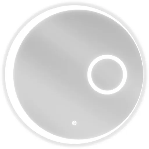 MEXEN - Ella zrkadlo s osvetlením s kozmetickým zrkadlom, 60, LED 600 9811-060-060-611-00