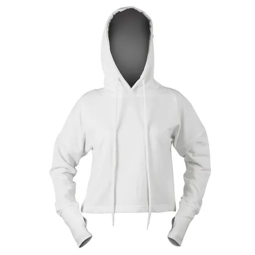 Mantis Dámska crop top mikina - Biela | L