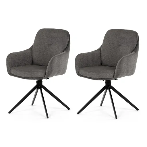 Sada jedálenských stoličiek s vratným mechanizmomDCH-P3174 GREY2, 2 ks