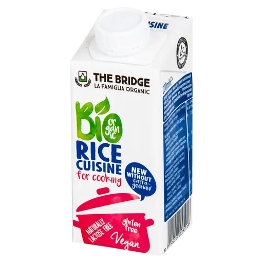 THE BRIDGE Ryžová alternatíva smotany na varenie 200 ml BIO